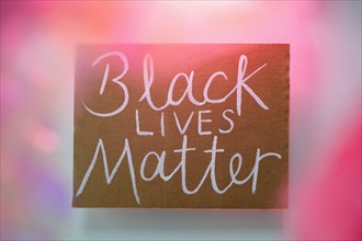 Black lives matter message