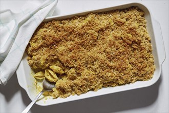 Close-up of casserole in dish