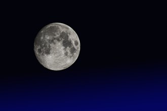 Full Moon on dark sky