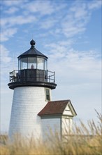 Exterior of Brant Point Light lighthouse