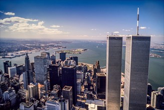 World Trade Center and Manhattan skyscrapers