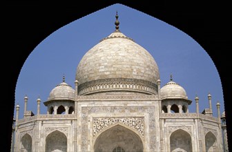 Architectural detail of Taj Mahal