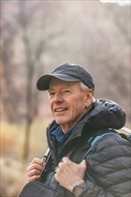 Senior man hiking in Grand Staircase-Escalante National Monument