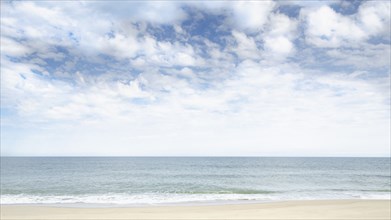 Usa, Massachusetts, Nantucket Island, Siasconset, Clouds above Atlantic Ocean