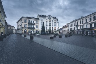 Poland, Lesser Poland, Tarnow, Building on old town square
