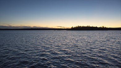 Cathance Lake at sunset