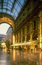 Luxury shops in Galleria Vittorio Emanuele