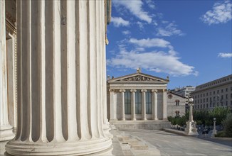 Agora buildings with pillars