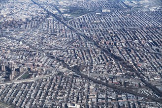 Aerial view of city