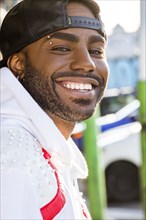 Portrait of smiling Black man