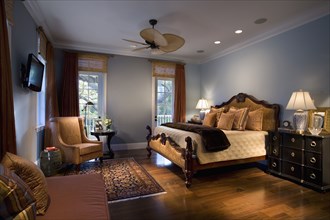 Master Bedroom in Traditional Home
