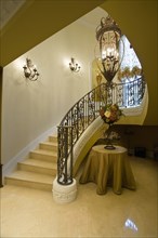 Staircase through upscale home