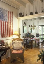 Summer country home dining area