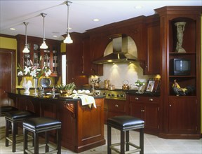 Cherry cabinets