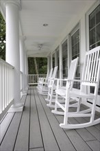 All white porch