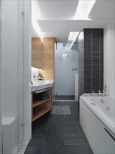 Simple modern bathroom