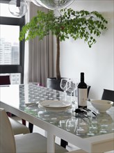 Modern dining room table