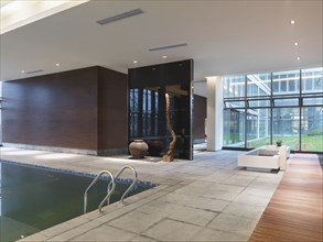 Large indoor swimming pool