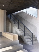 Modern stone staircase