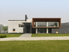 Front elevation modern home