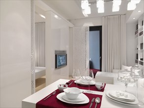 Small dining area in modern interior