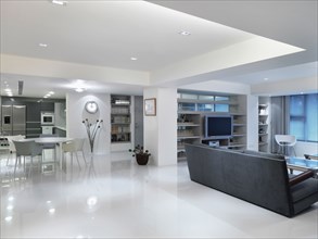 Interior view of bright modern home