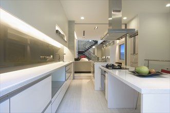 Clean kitchen in modern home