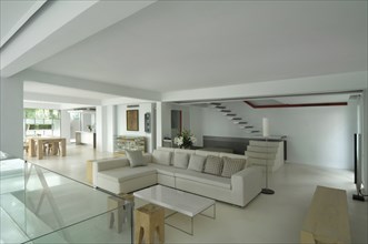 Living room in modern interior