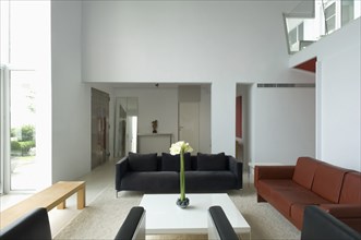 Sofas in modern living room