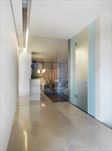 Hallway in modern home