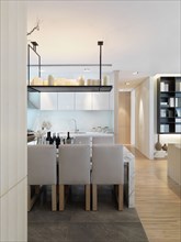 Dining area in modern home