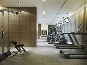 Modern exercise room