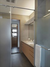 Bathroom in modern home