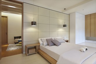 Bedroom in modern home
