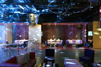 Lounge area in nightclub