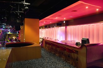 Bar inside nightclub