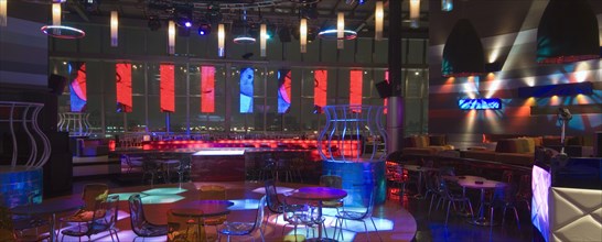 Interior of modern nightclub