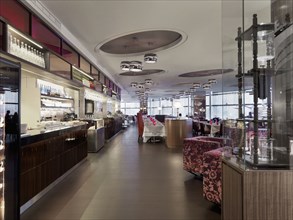 Interior of luxury hotel