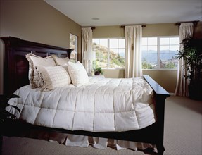 Master bedroom with large bed