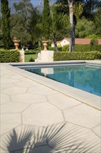 Swimming Pool with Stone Deck