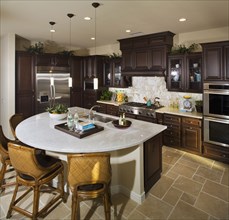 Interior of a contemporary kitchen