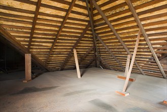 Large unfinished attic