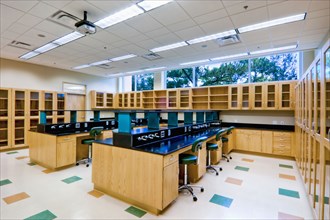 Science lab classroom at college