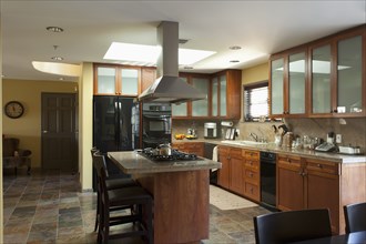 Kitchen in traditional home