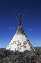 Teepee in remote field
