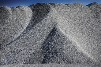 Granite heap in quarry