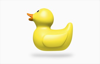 Floating rubber duck