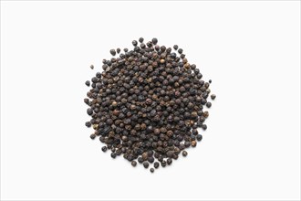 Pile of peppercorn in shape of a circle
