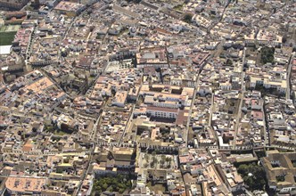 Aerial view of Spanish city