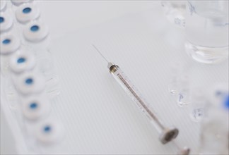 Syringe and sample tubes